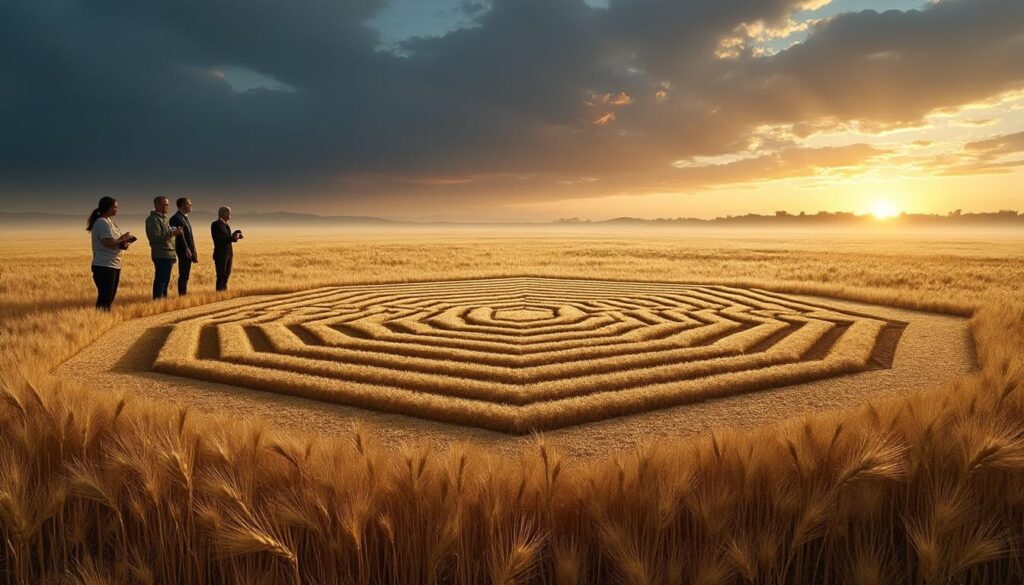 découvrez l'origine des crop formations, explorez les techniques de création et plongez dans les mystères qui entourent ces phénomènes intrigants.