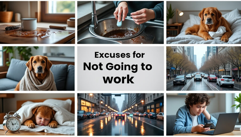 découvrez 10 excuses crédibles et efficaces pour ne pas aller au travail, afin de gérer vos absences en toute sérénité.