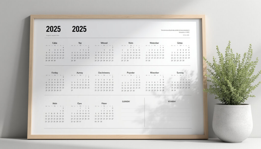téléchargez gratuitement le calendrier 2025 avec l'indication des semaines paires et impaires pour mieux organiser votre année.